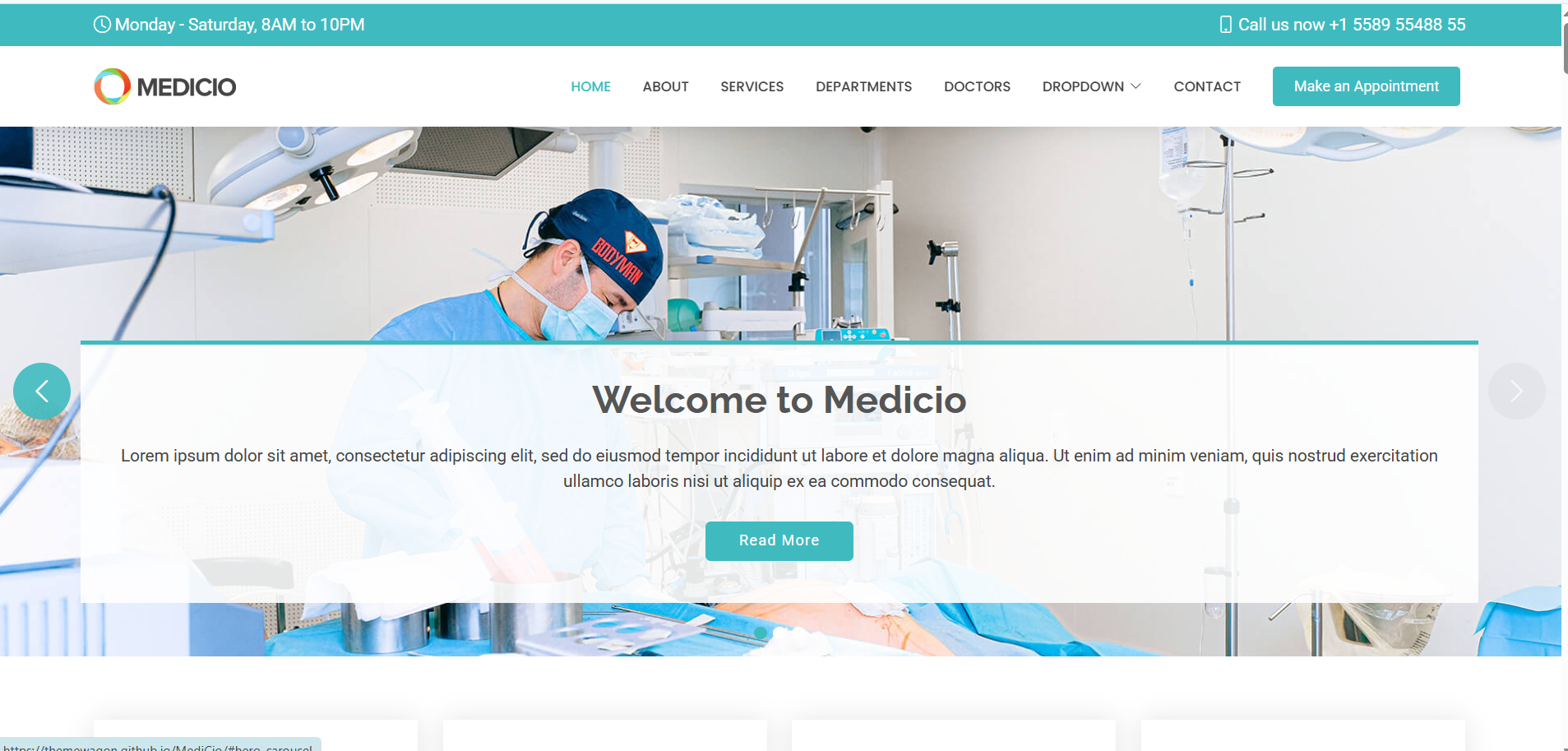 Screenshot of theme 3